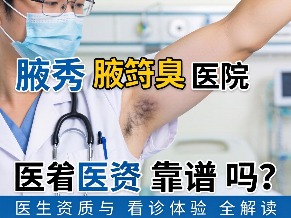 腋秀腋臭医院医生靠谱吗？医生资质与看诊体验全解读