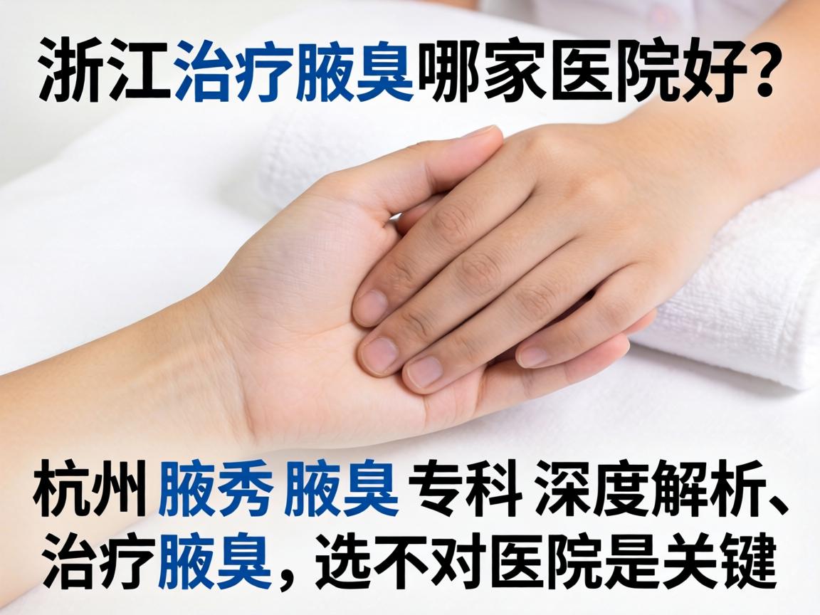 浙江治疗腋臭哪家医院好？杭州腋秀腋臭专科深度解析，治疗腋臭，选对医院是关键