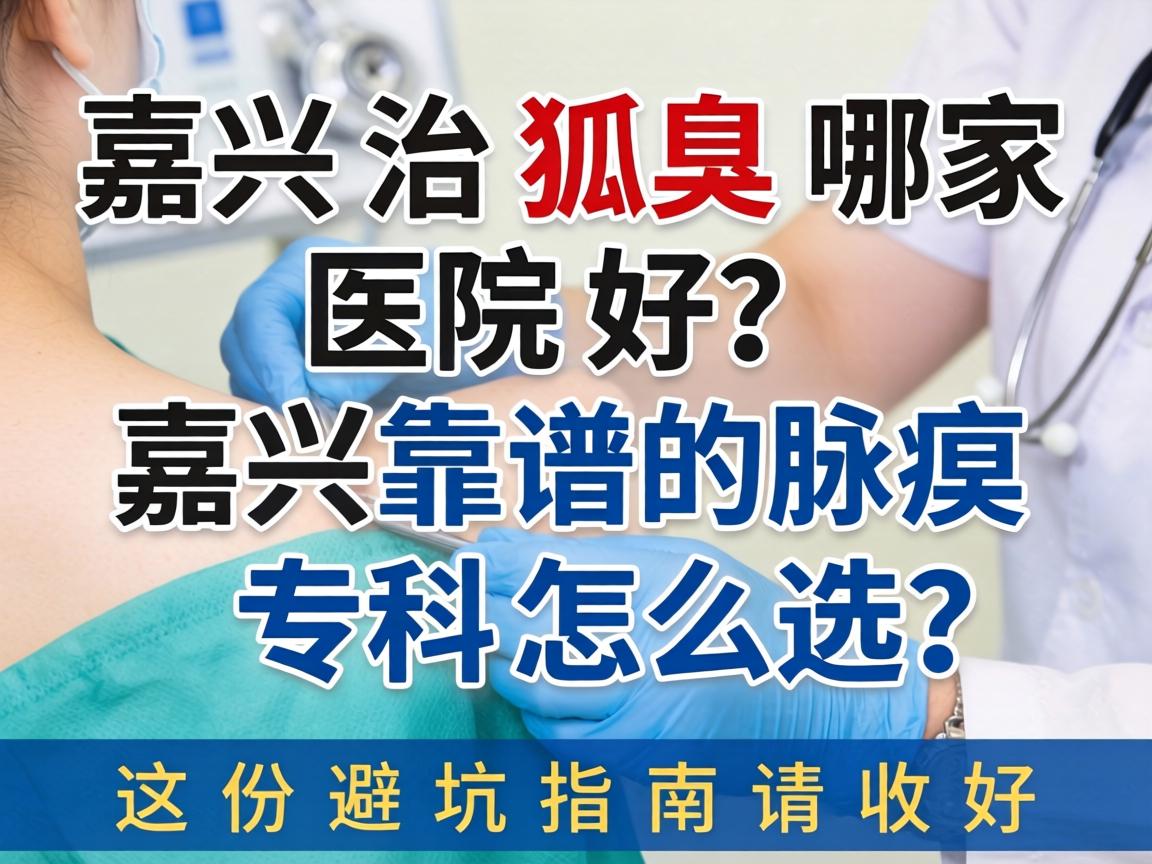 嘉兴治狐臭哪家医院好？嘉兴靠谱的腋臭专科怎么选？这份避坑指南请收好