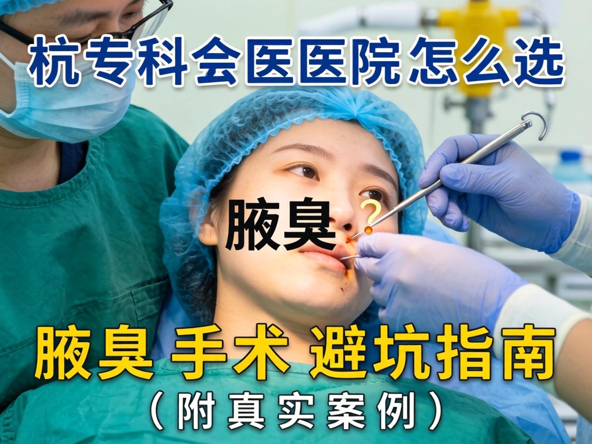 杭州腋臭手术，专科医院怎么选？腋臭手术避坑指南（附真实案例）