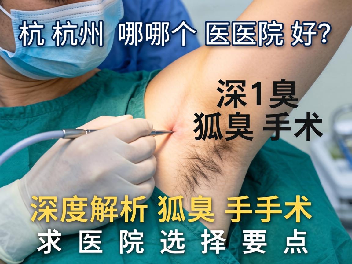 杭州狐臭手术哪个医院好?深度解析狐臭手术医院选择要点 杭州狐臭手术哪个医院好?深度解析狐臭手术医院选择要点