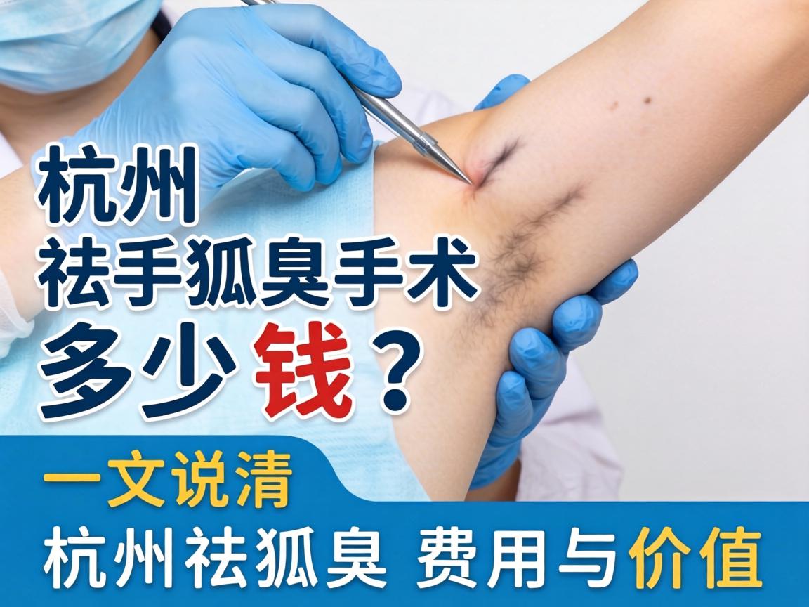 杭州祛狐臭手术多少钱?一文说清杭州祛狐臭费用与价值 杭州祛狐臭手术多少钱?一文说清杭州祛狐臭费用与价值