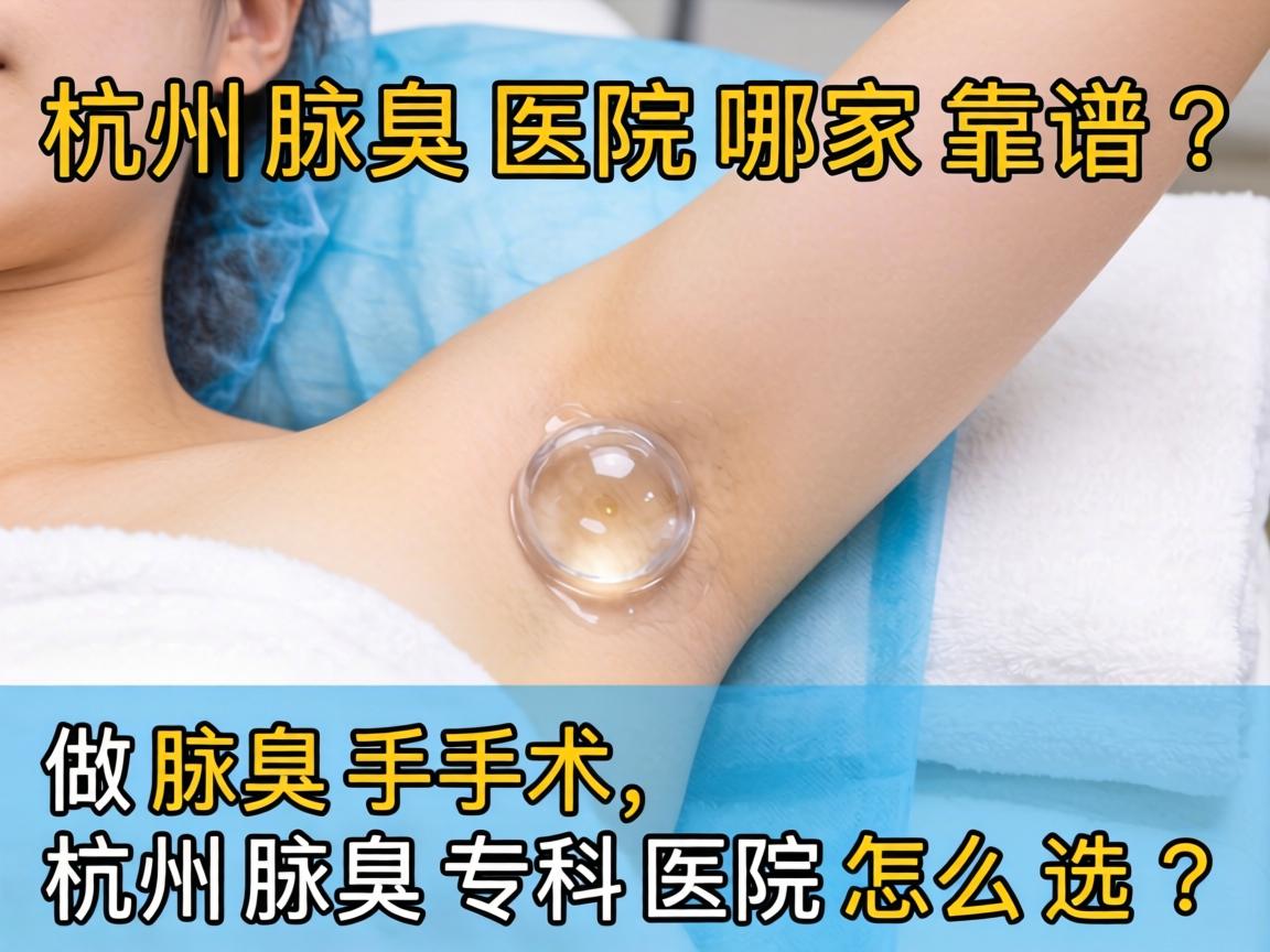 杭州腋臭医院哪家靠谱？做腋臭手术，杭州腋臭专科医院怎么选？