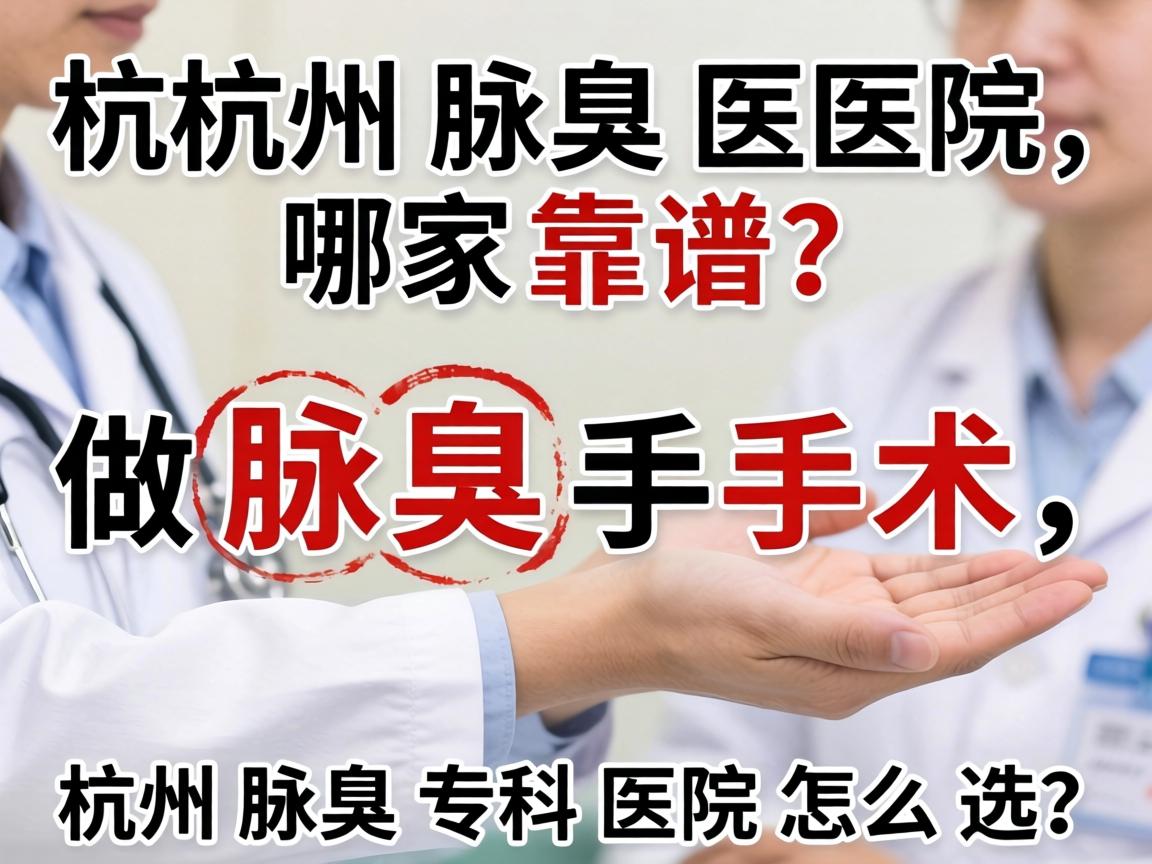 杭州腋臭医院哪家靠谱？做腋臭手术，杭州腋臭专科医院怎么选？