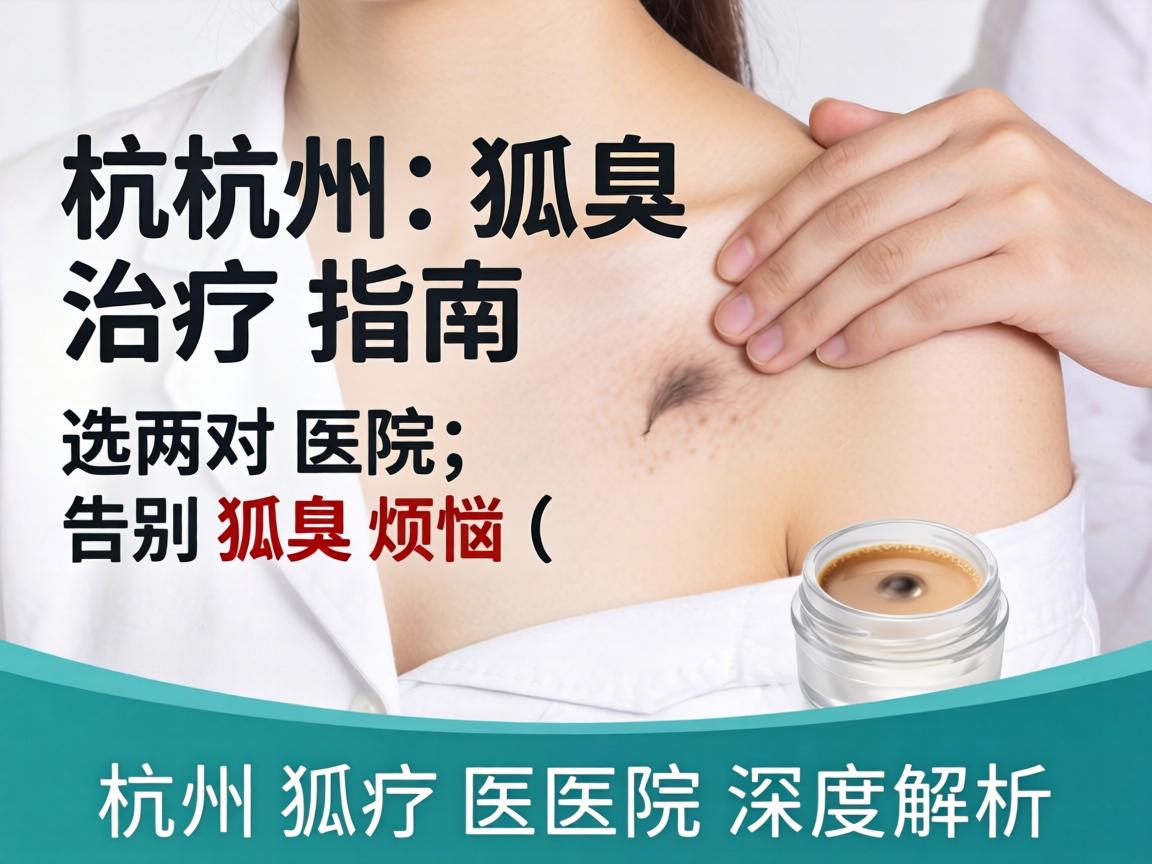 杭州狐臭治疗指南，选对医院，告别狐臭烦恼（杭州狐臭医院深度解析）
