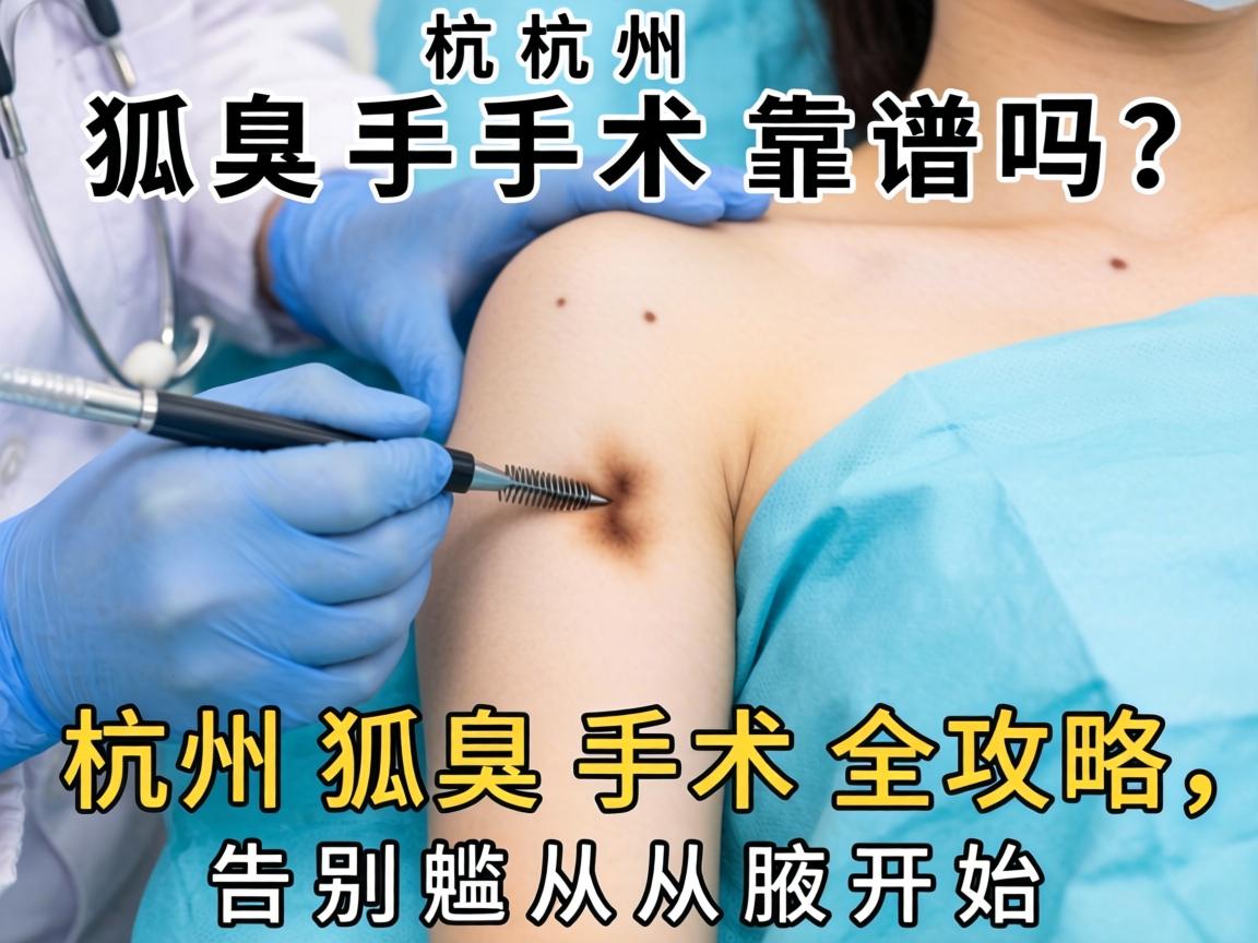 杭州狐臭手术靠谱吗？杭州狐臭手术全攻略，告别尴尬从腋开始