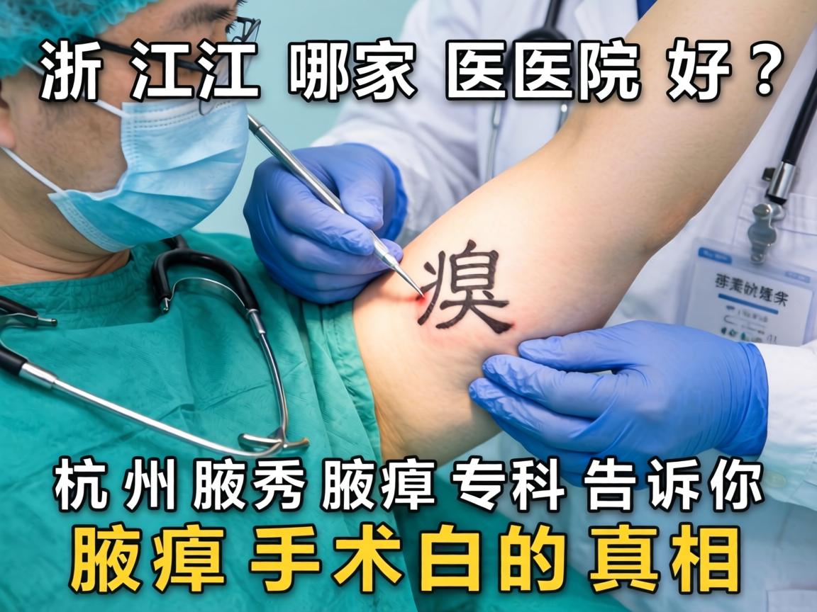 浙江腋臭手术哪家医院好？杭州腋秀腋臭专科告诉你腋臭手术的真相