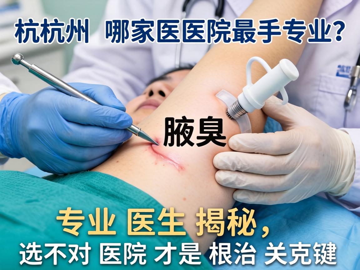 杭州腋臭手术哪家医院最专业？专业医生揭秘，选对医院才是根治关键