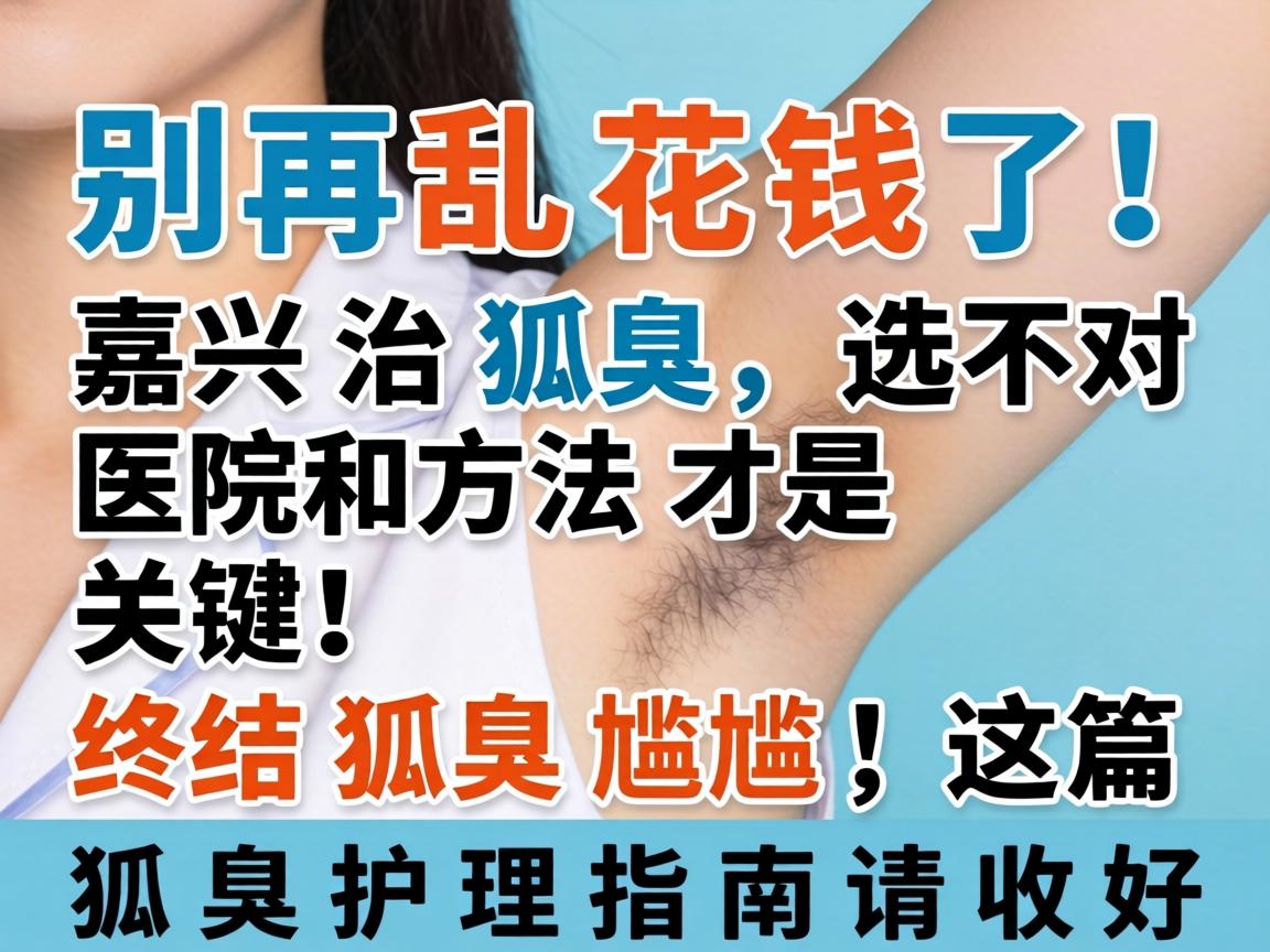 别再乱花钱了！嘉兴治狐臭，选对医院和方法才是关键！终结狐臭尴尬，这篇狐臭护理指南请收好