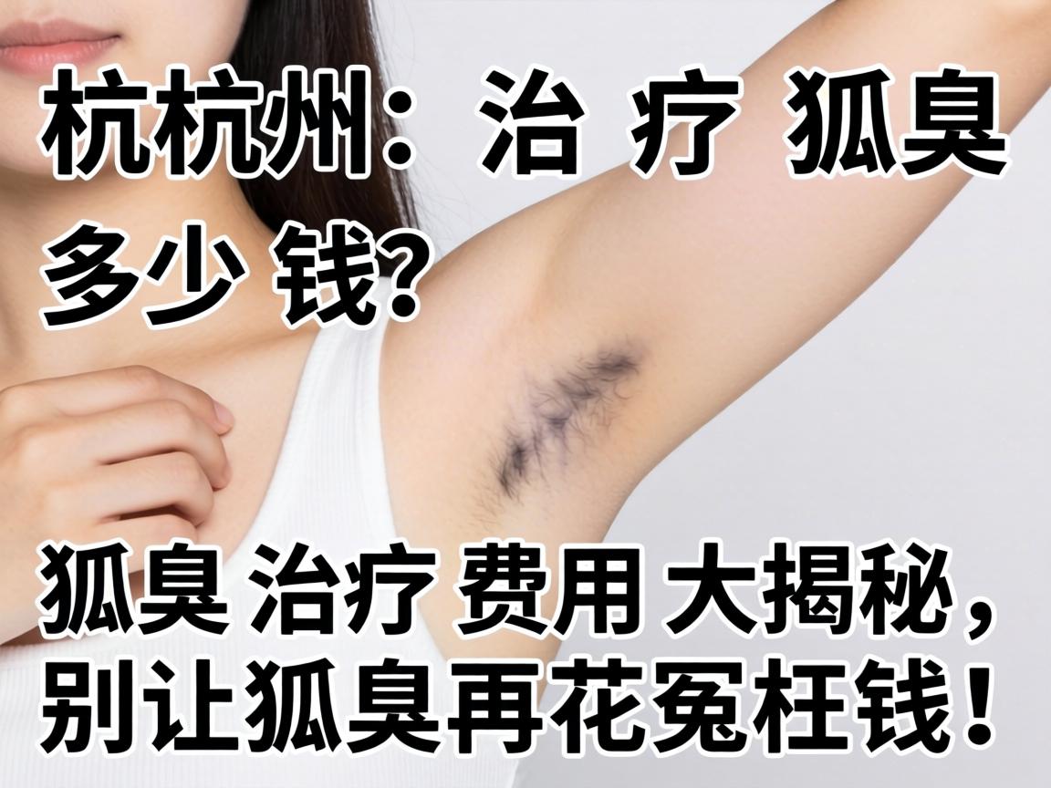 杭州治疗狐臭多少钱？狐臭治疗费用大揭秘，别让狐臭再花冤枉钱！