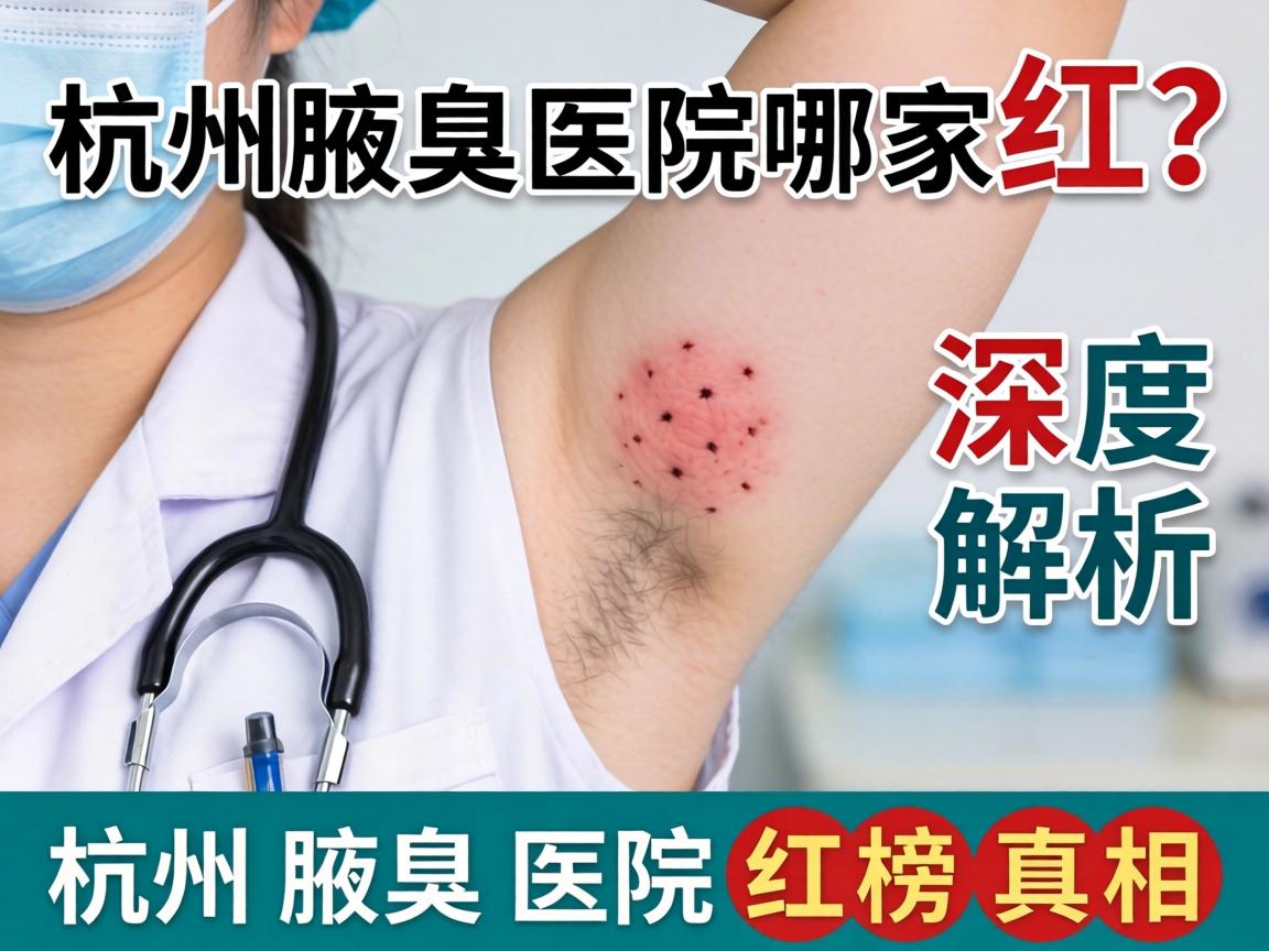 杭州腋臭医院哪家红？深度解析杭州腋臭医院红榜真相