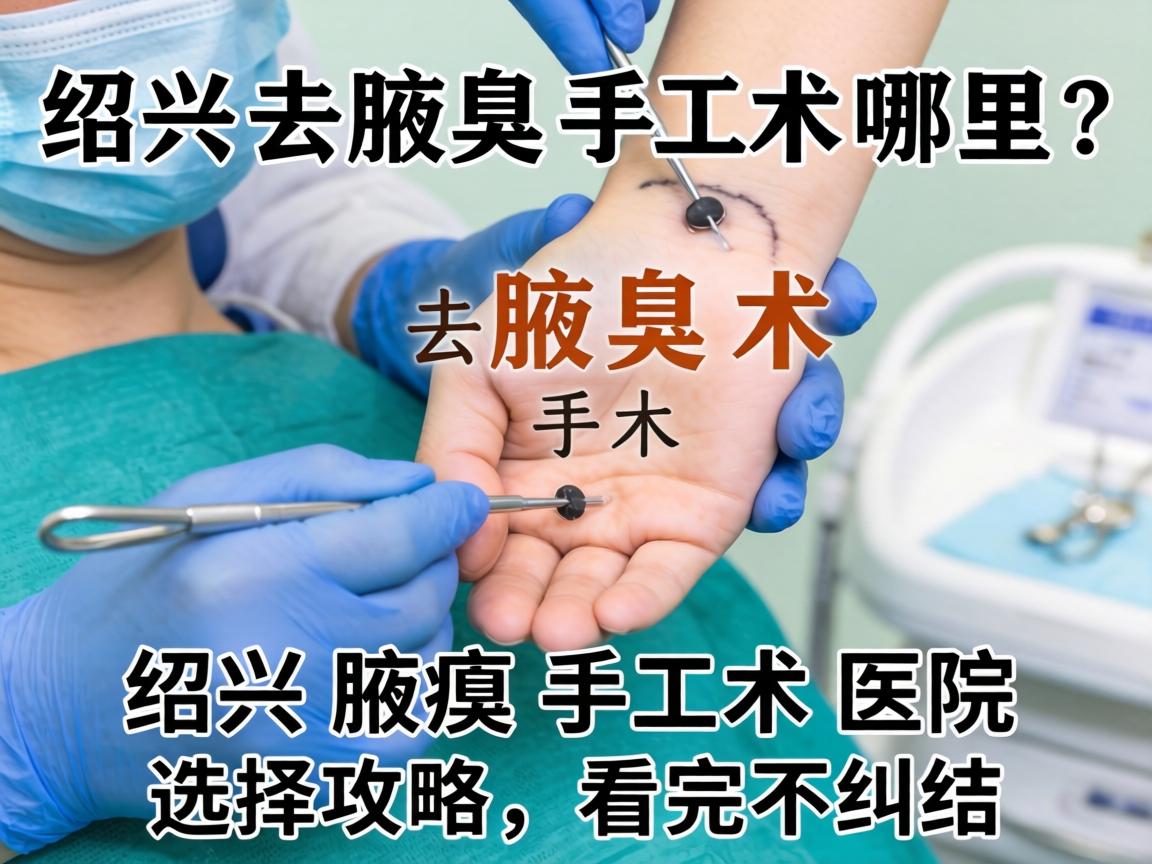 绍兴去腋臭手术去哪里？绍兴腋臭手术医院选择攻略，看完不纠结