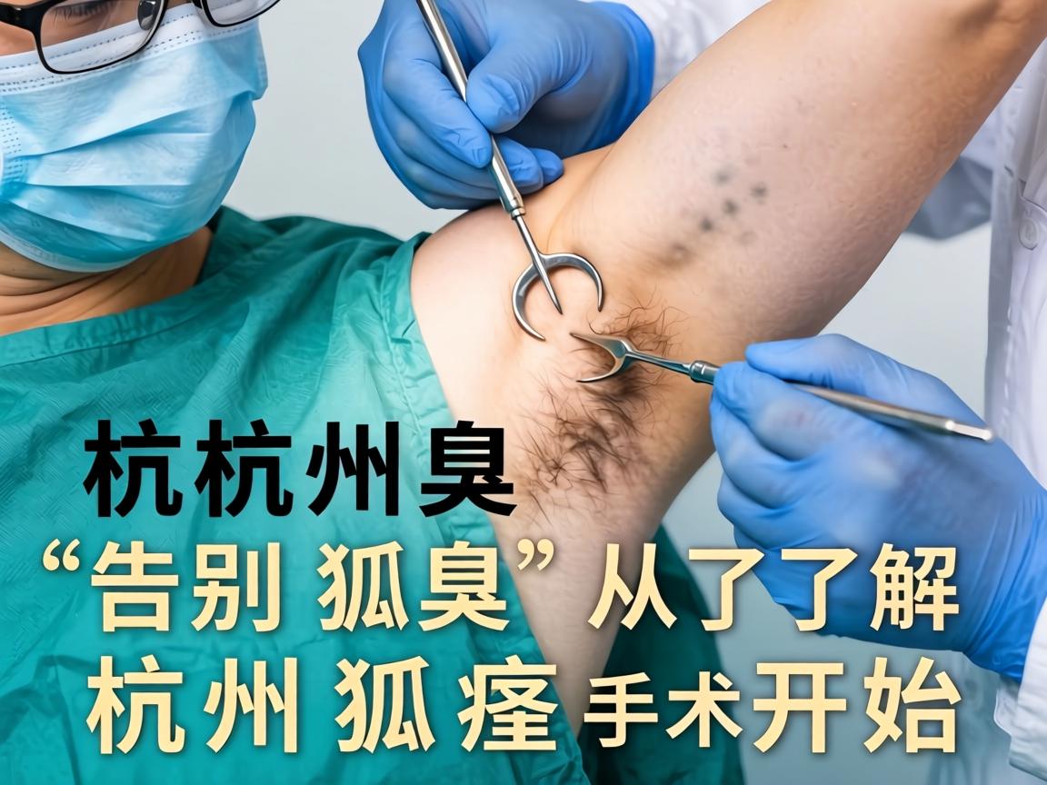 杭州狐臭手术，告别狐臭，从了解杭州狐臭手术开始