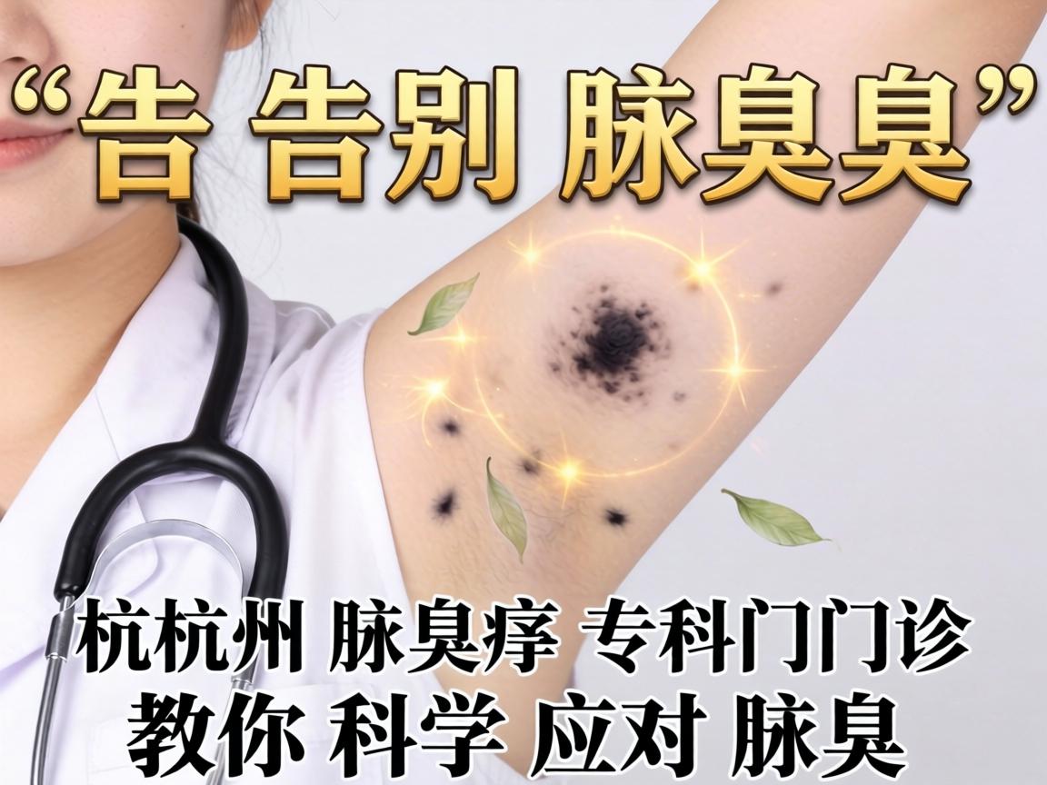 告别腋臭，杭州腋臭专科门诊教你科学应对腋臭
