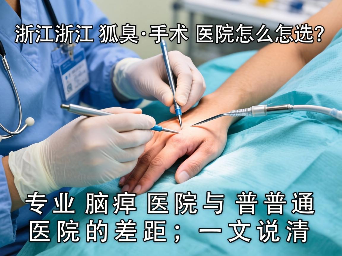 浙江狐臭手术医院怎么选？专业腋臭医院与普通医院的差距，一文说清