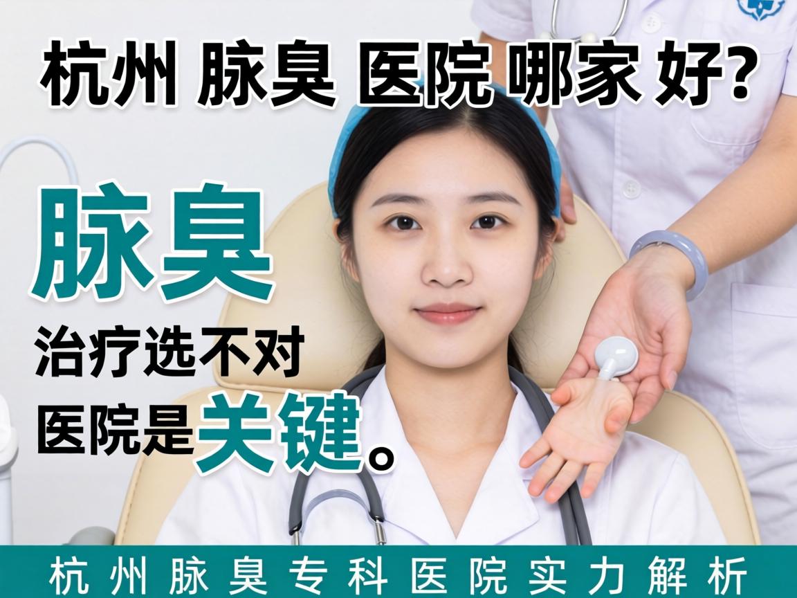 杭州腋臭医院哪家好？腋臭治疗选对医院是关键，杭州腋臭专科医院实力解析