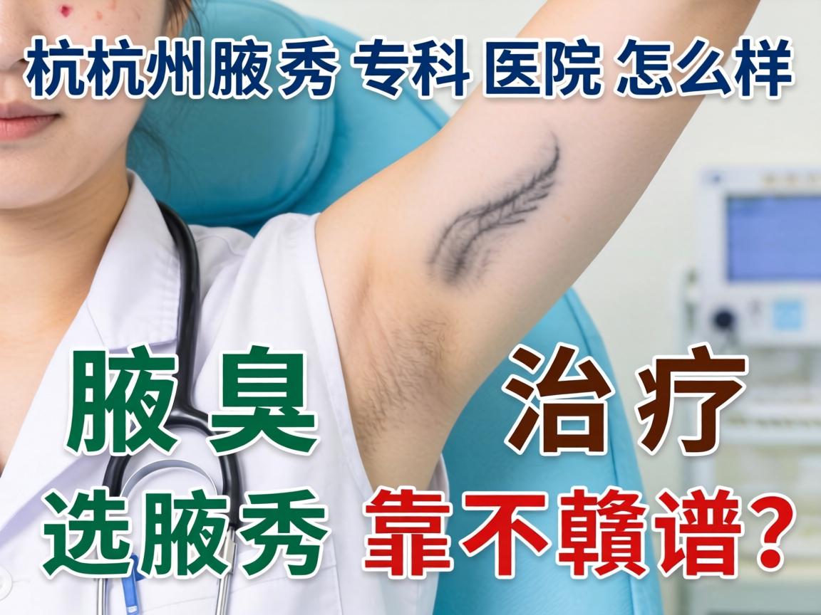杭州腋秀专科医院怎么样？腋臭治疗选腋秀靠不靠谱？