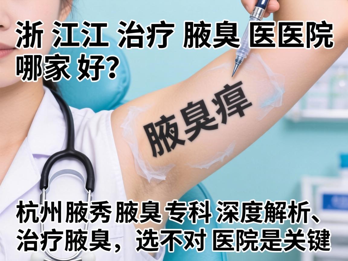 浙江治疗腋臭医院哪家好？杭州腋秀腋臭专科深度解析，治疗腋臭，选对医院是关键