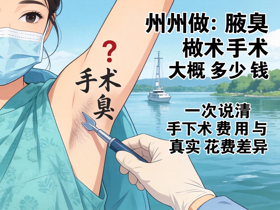在湖州做腋臭手术大概多少钱？一次说清手术费用与真实花费差异