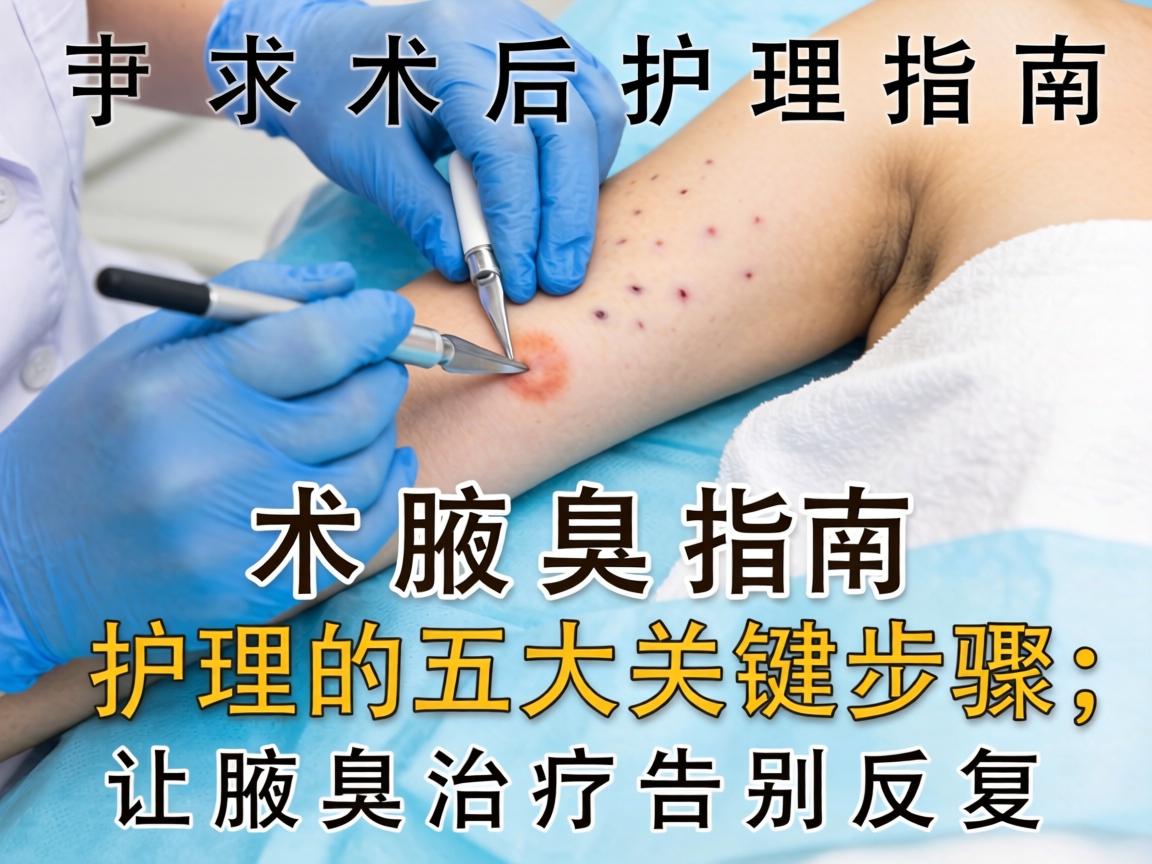 腋臭手术术后护理指南，腋臭护理的五大关键步骤，让腋臭治疗告别反复