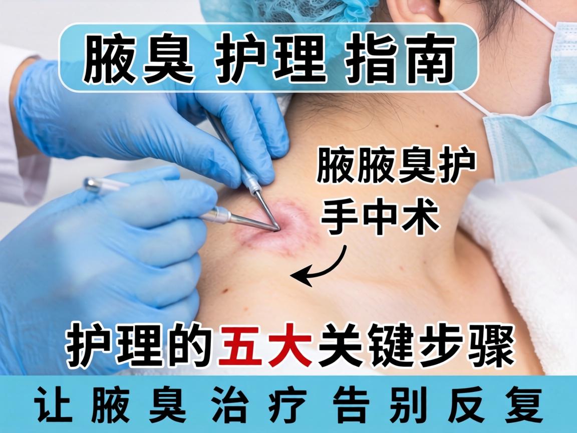 腋臭手术术后护理指南，腋臭护理的五大关键步骤，让腋臭治疗告别反复