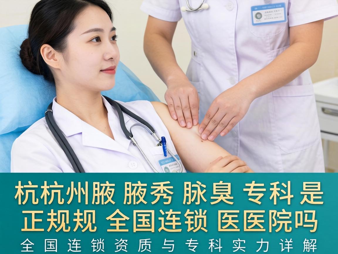 杭州腋秀腋臭专科是正规全国连锁医院吗？全国连锁资质与专科实力详解