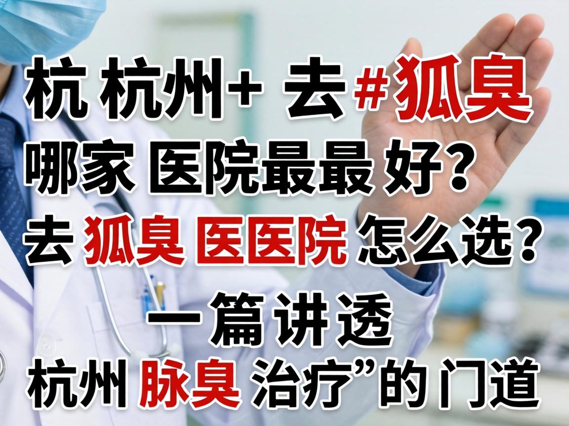 杭州去狐臭哪家医院最好?去狐臭医院怎么选?一篇讲透杭州腋臭治疗的门道 杭州去狐臭哪家医院最好?去狐臭医院怎么选?一篇讲透杭州腋臭治疗的门道