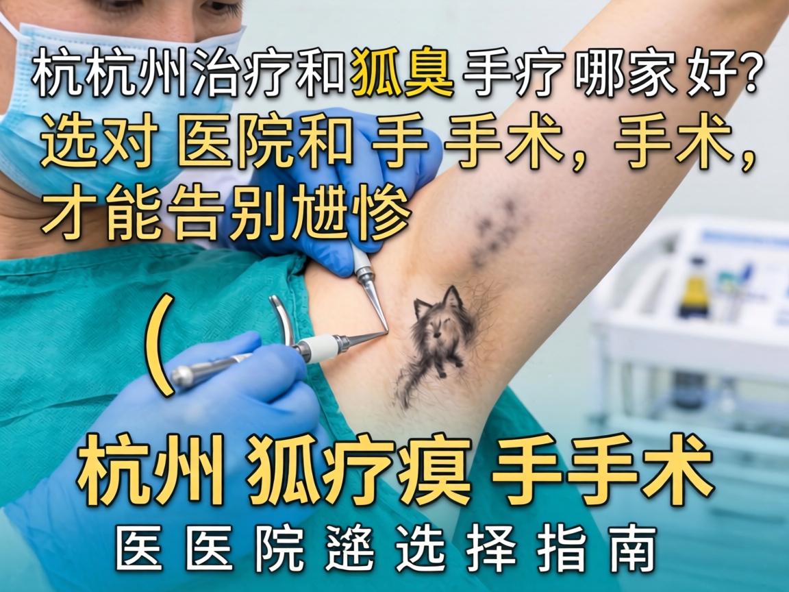 杭州治疗狐臭手术哪家好？选对医院和手术，才能告别尴尬（杭州狐臭手术医院选择指南）
