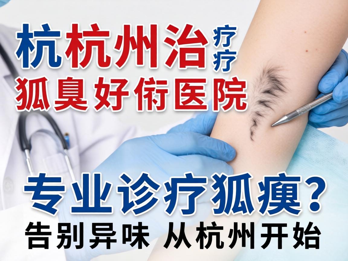 杭州治疗狐臭好医院，专业诊疗狐臭，告别异味从杭州开始