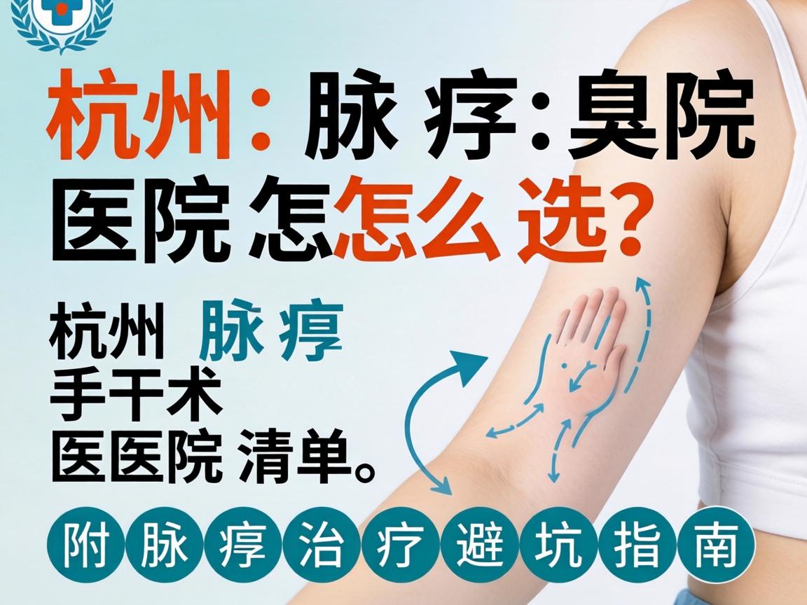 杭州腋臭医院怎么选？杭州腋臭手术医院清单，附腋臭治疗避坑指南