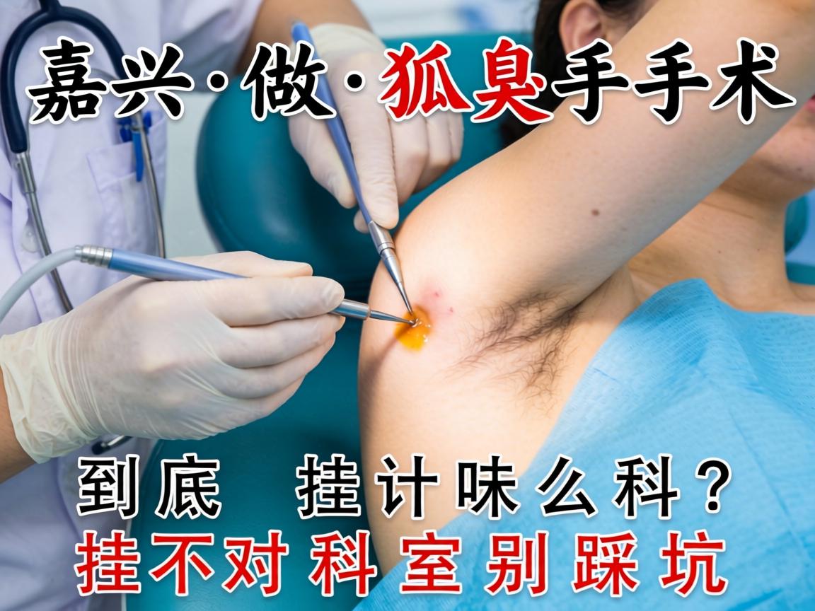 在嘉兴做狐臭手术，到底挂什么科？挂对科室别踩坑