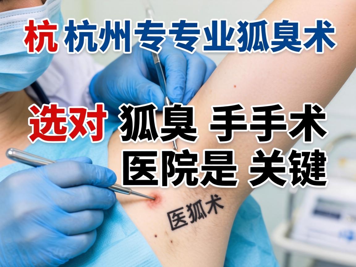 杭州专业狐臭手术医院，选对狐臭手术医院是关键