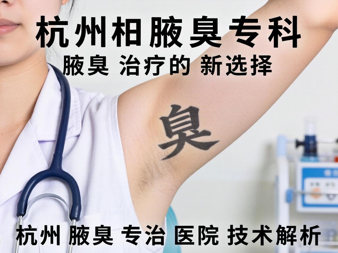 杭州腋臭专科，腋臭治疗的新选择，杭州腋臭专治医院技术解析