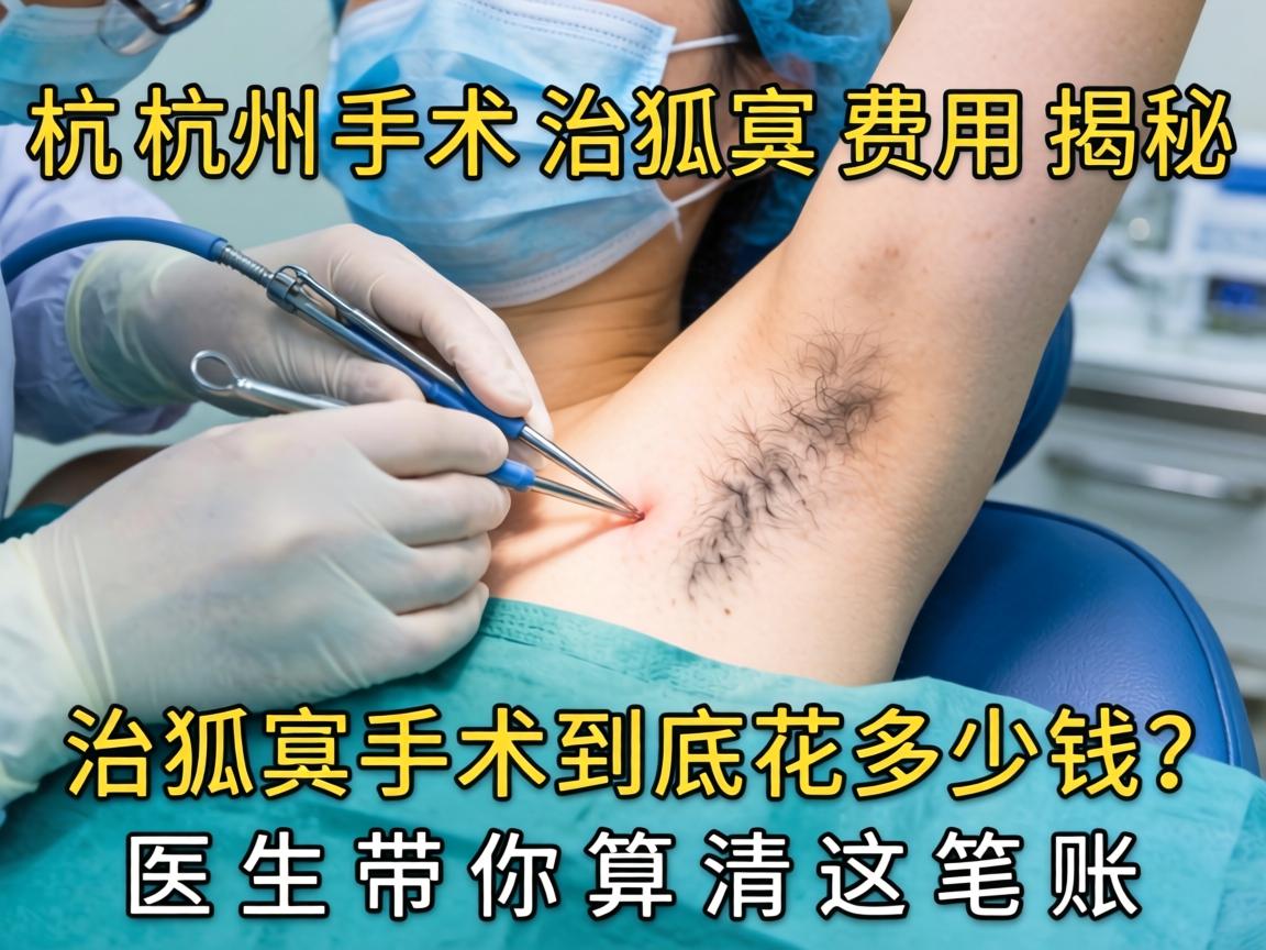 杭州手术治狐臭费用揭秘，治狐臭手术到底花多少钱？医生带你算清这笔账