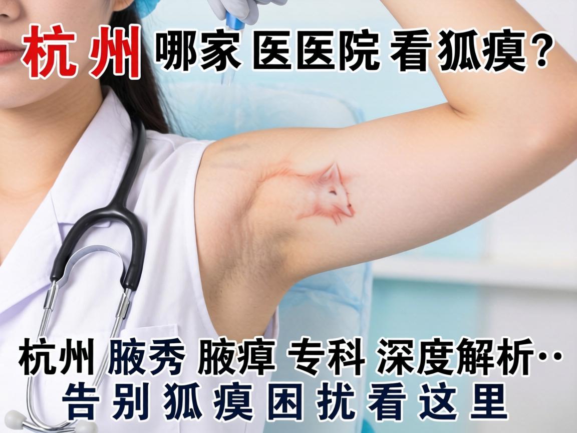 杭州哪家医院看狐臭？杭州腋秀腋臭专科深度解析，告别狐臭困扰看这里