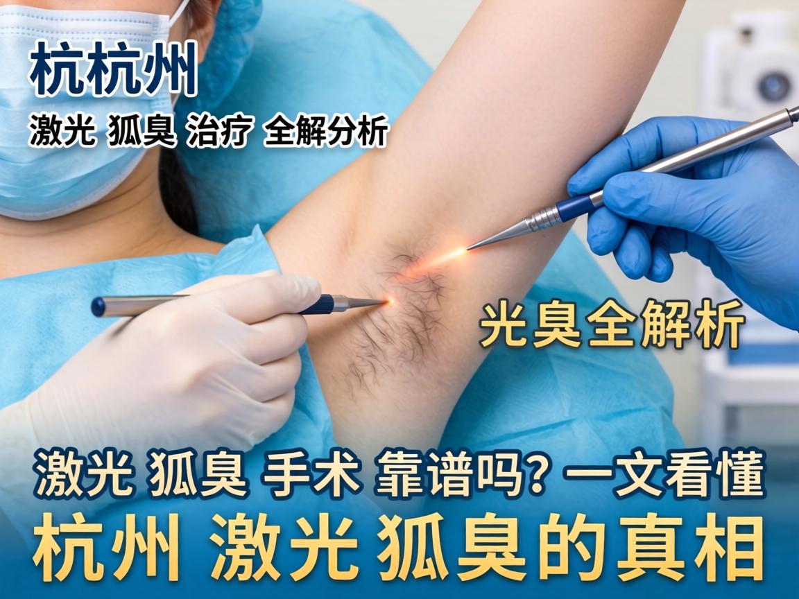 杭州激光狐臭治疗全解析，激光狐臭手术靠谱吗？一文看懂杭州激光狐臭的真相