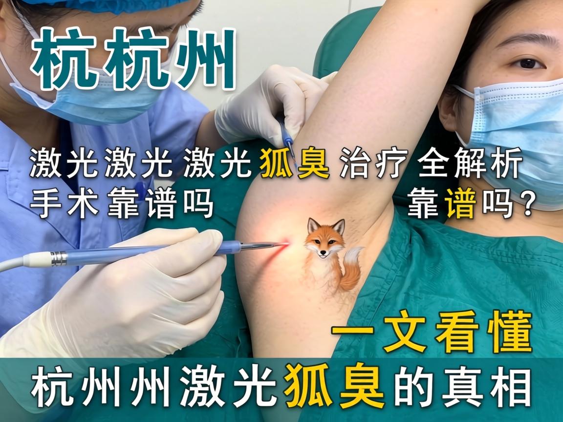杭州激光狐臭治疗全解析，激光狐臭手术靠谱吗？一文看懂杭州激光狐臭的真相