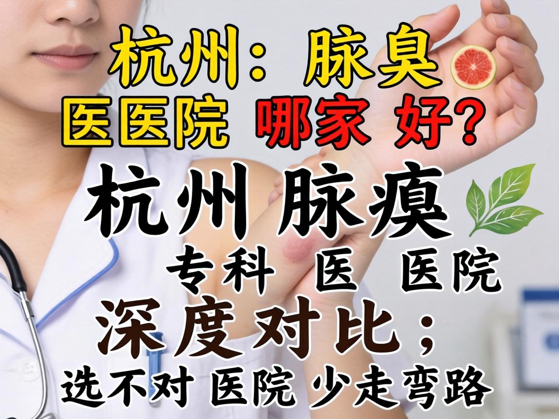 杭州腋臭医院哪家好？杭州腋臭专科医院深度对比，选对医院少走弯路