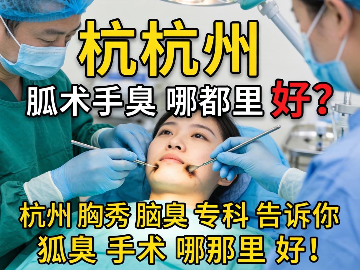 杭州狐臭手术哪里好？杭州腋秀腋臭专科告诉你狐臭手术哪里好！