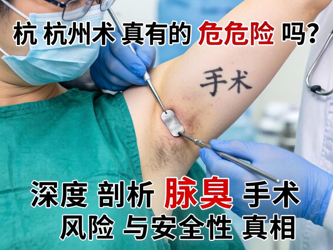 杭州腋臭手术真的危险吗？深度剖析腋臭手术风险与安全性真相