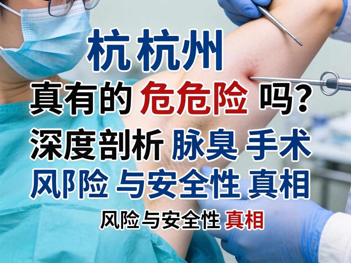杭州腋臭手术真的危险吗？深度剖析腋臭手术风险与安全性真相