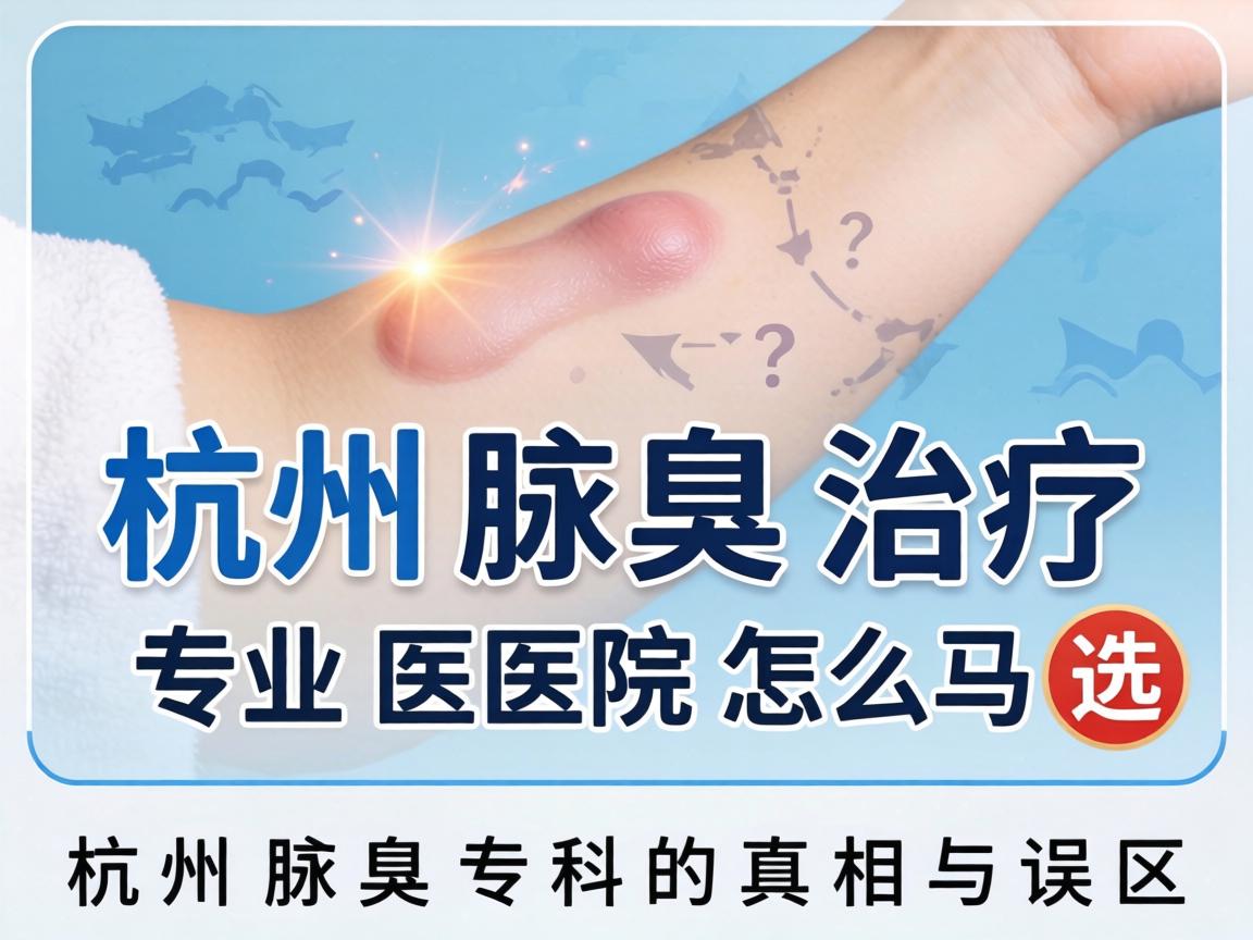杭州腋臭治疗，专业医院怎么选？杭州腋臭专科的真相与误区