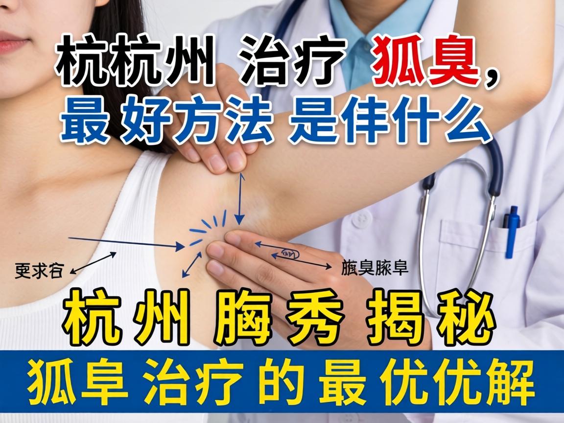 杭州治疗狐臭最好方法是什么？杭州腋秀揭秘狐臭治疗的最优解