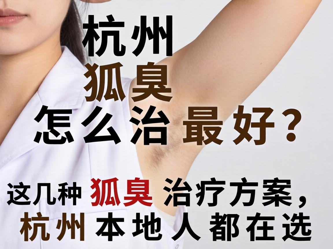 杭州狐臭怎么治最好？这几种狐臭治疗方案，杭州本地人都在选
