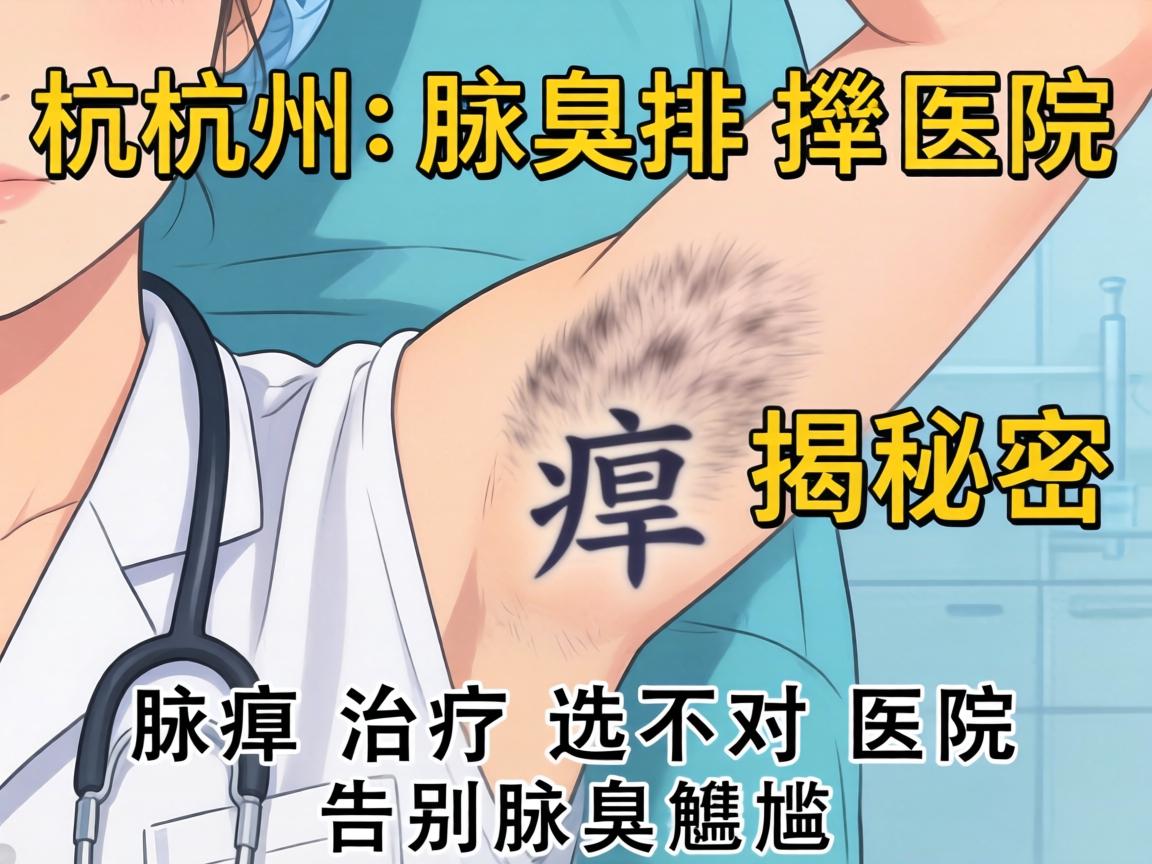 杭州腋臭医院排名揭秘，腋臭治疗选对医院，告别腋臭尴尬