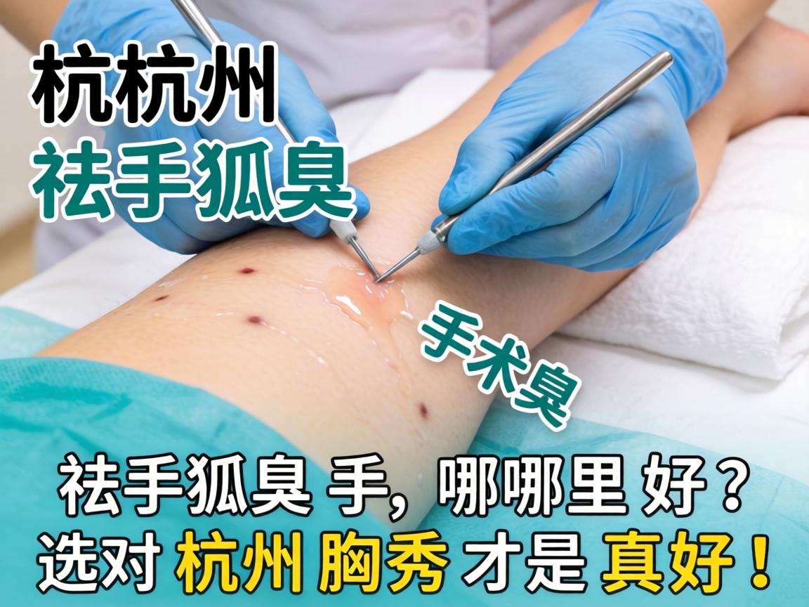 杭州祛狐臭手术哪里好？选对杭州腋秀才是真好！