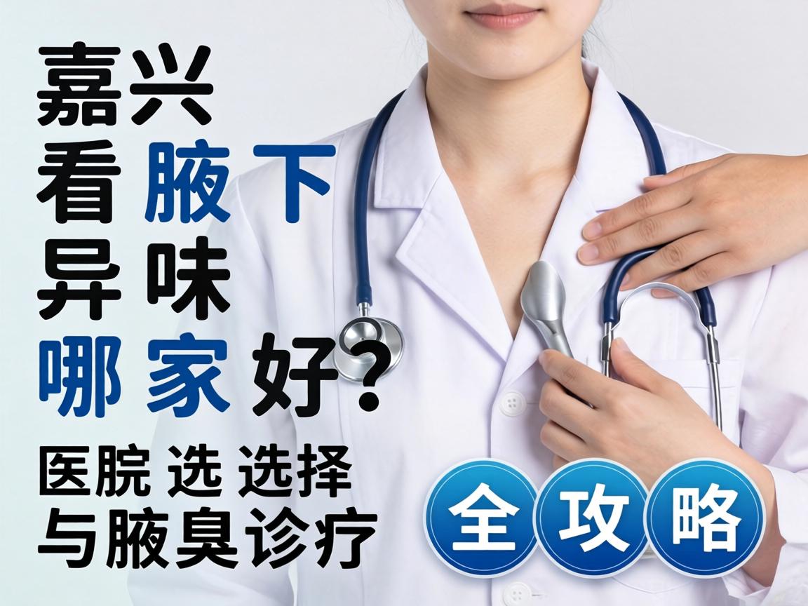 嘉兴看腋下异味哪家好？医院选择与腋臭诊疗全攻略