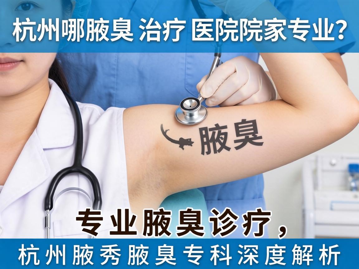 杭州腋臭治疗医院哪家专业？专业腋臭诊疗，杭州腋秀腋臭专科深度解析