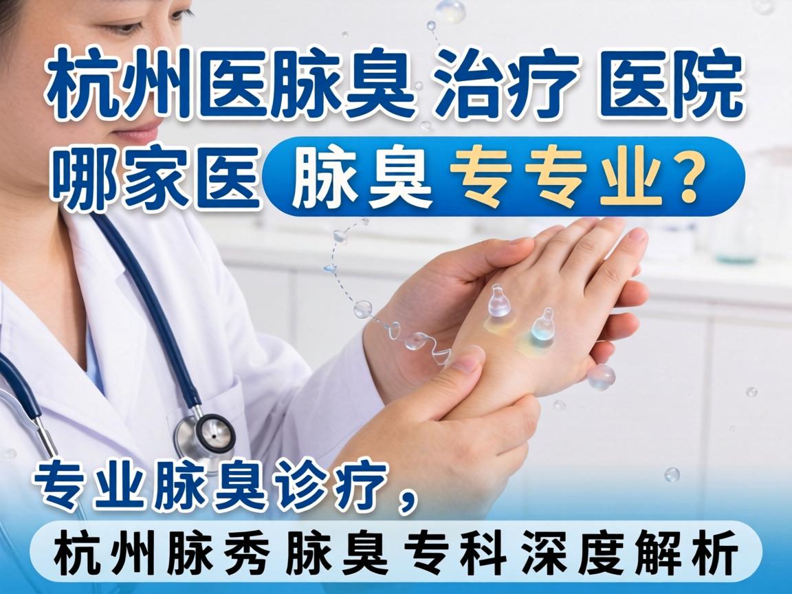 杭州腋臭治疗医院哪家专业？专业腋臭诊疗，杭州腋秀腋臭专科深度解析