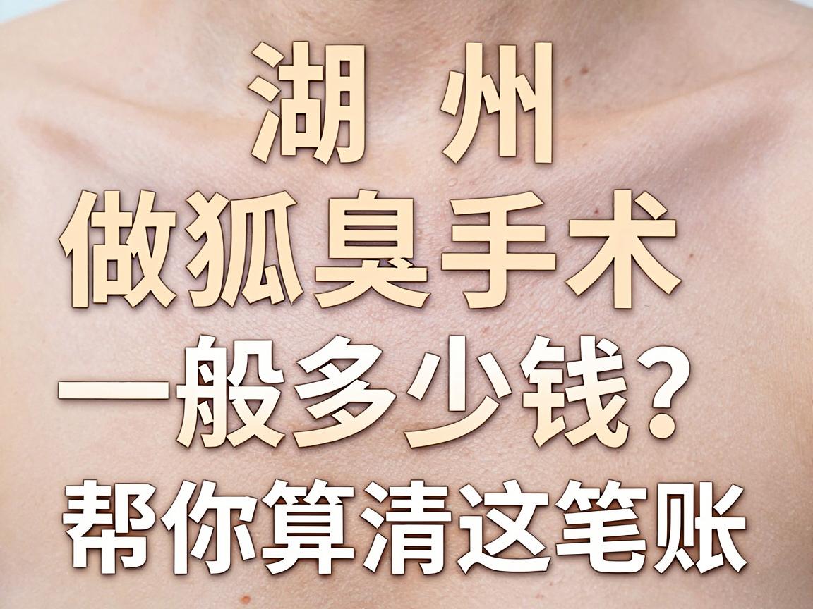 湖州做狐臭手术一般多少钱?狐臭手术价格全解析,帮你算清这笔账 湖州做狐臭手术一般多少钱?狐臭手术价格全解析,帮你算清这笔账